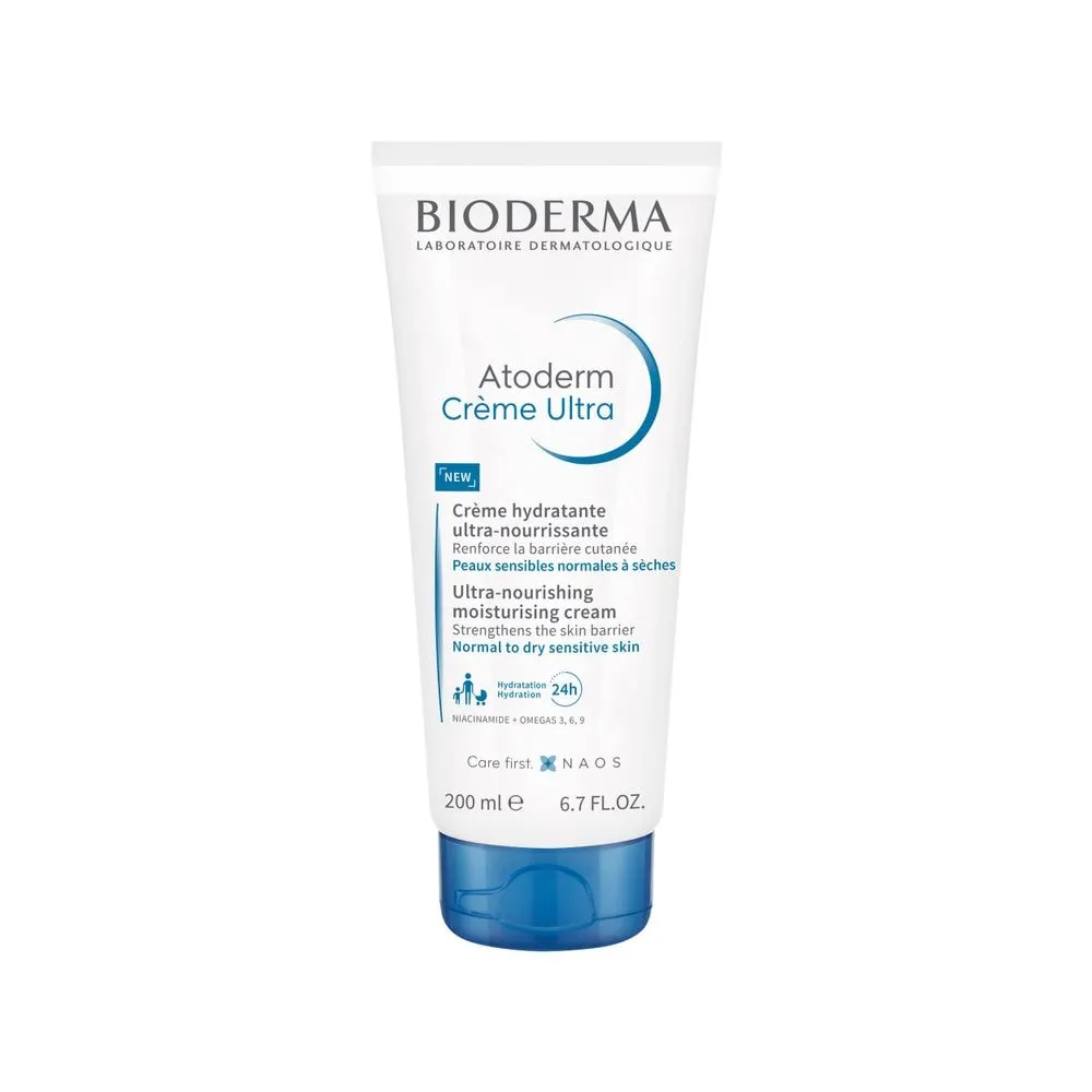 BIODERMA Atoderm Creme Ultra - Hidratação Corporal Diária Ultra Sensorial e Eficaz para Peles Normais e Secas 200ml