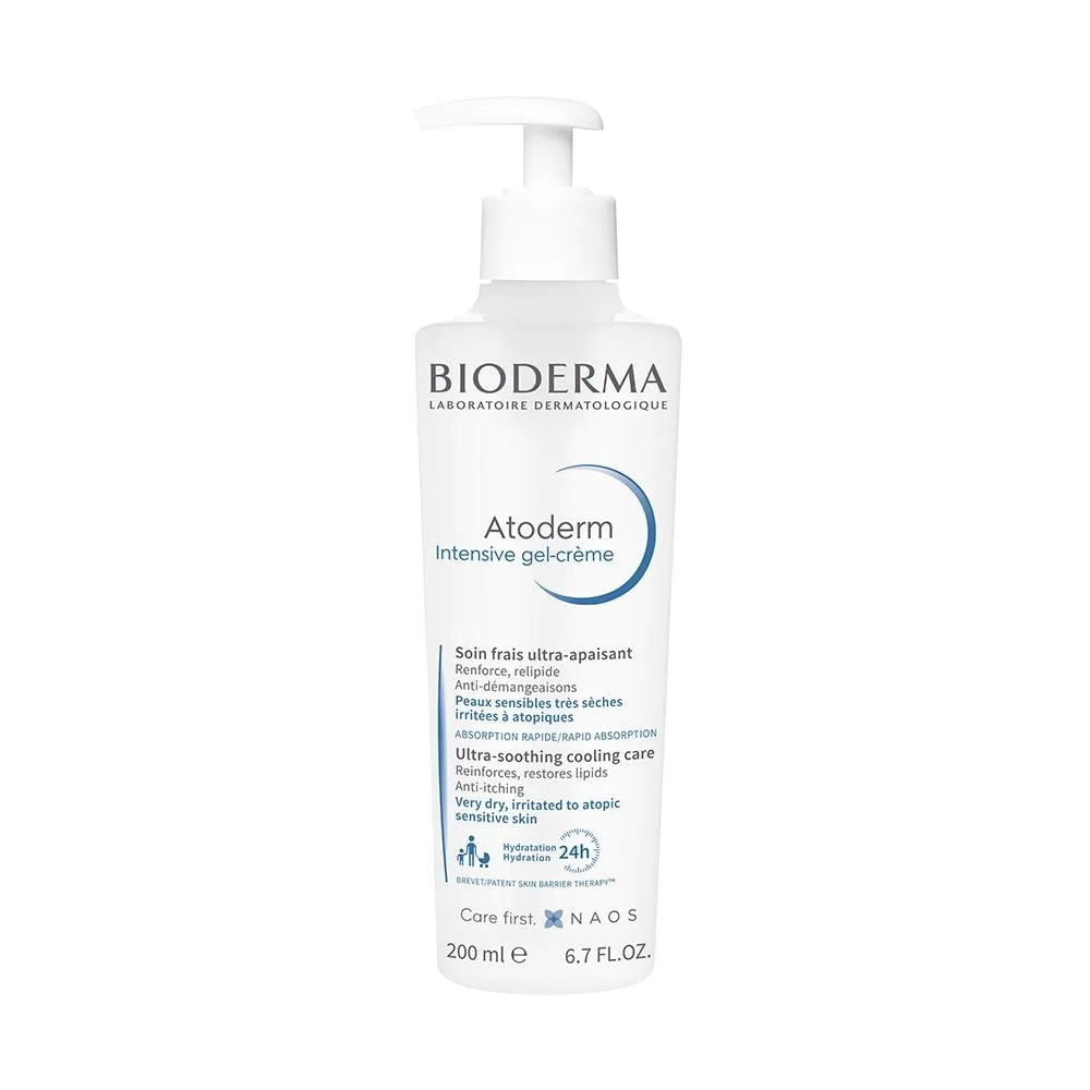 BIODERMA Atoderm Intensive Gel Creme - Hidratação Intensa Anti-coceira com Textura Gel 200ml