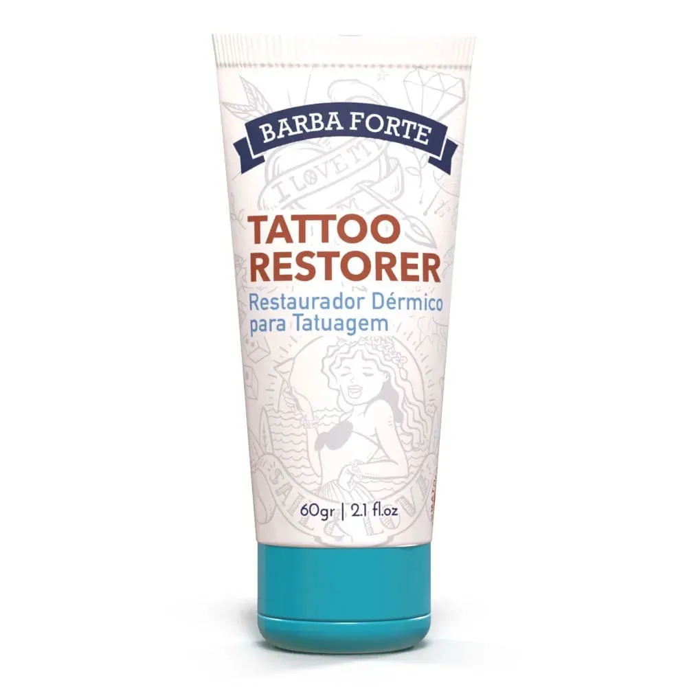 Barba Forte Restorer Restaurador para Tatuagem 60g