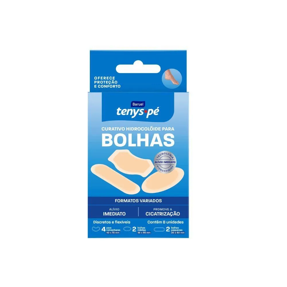 Adesivo Hidrocoloide Tenys Pe Baruel Mix Com 7 Unidades