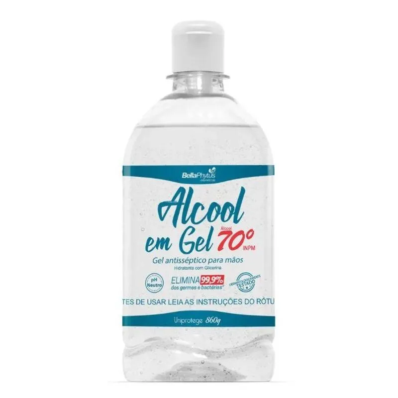 ALCOOL GEL 70% C/TAMPA FLIPTOP 940G
