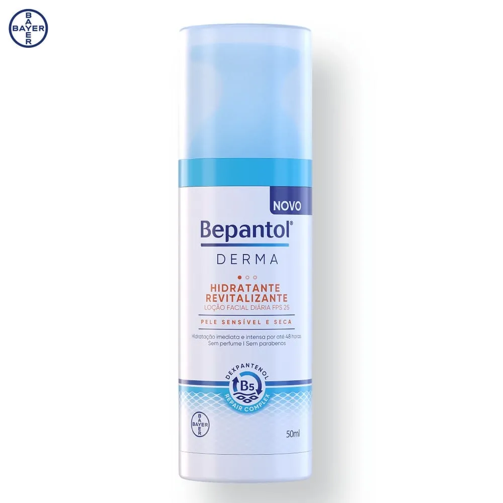 Loção Facial Bepantol Derma Revitalizante FPS25 50ml