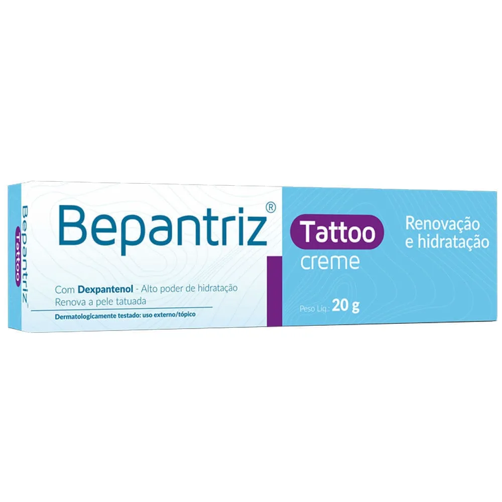 Bepantriz Tattoo Proteção e Hidratação Creme 20g