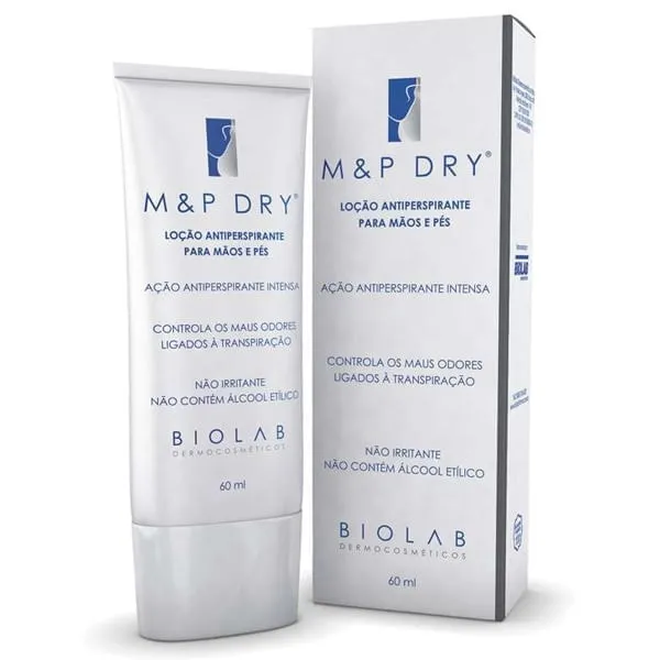 MP Dry Loção Antiperspirante para Mãos e Pés 60ml