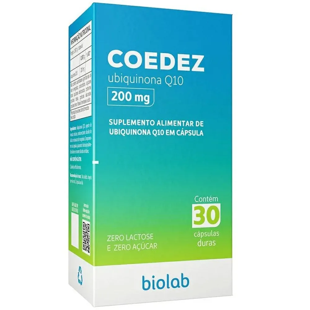 Coedez Q10 200mg 30 Cápsulas