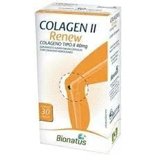 Renew Colágeno Tipo II 30 Cápsulas Bionatus 40mg