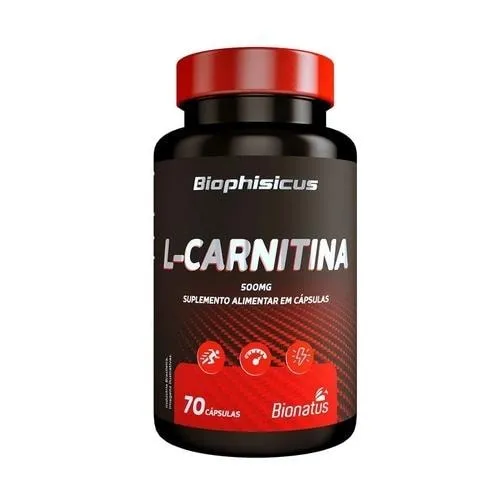 L-Carnitina 500mg Bionatus 70 Cápsula
