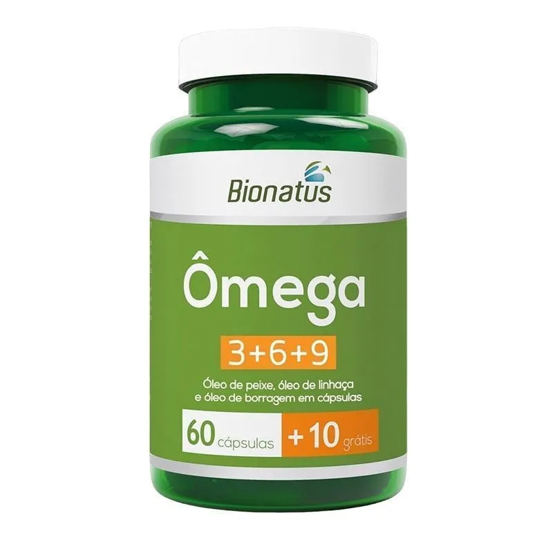Ômega 3+6+9 Bionatus 60 Cápsulas