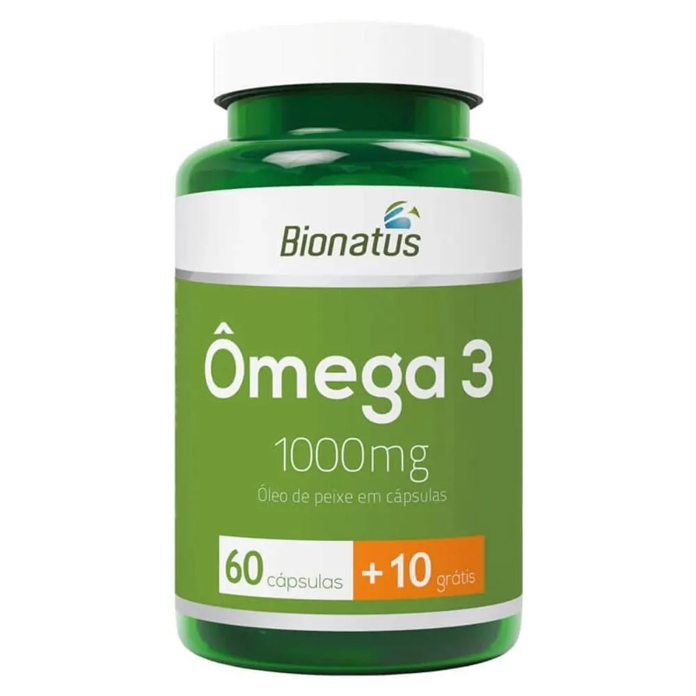 Ômega 3 Bionatus 1000mg | Com 70 Cápsulas