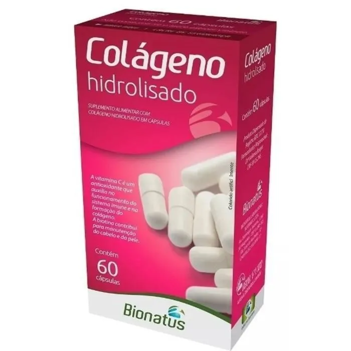 Colágeno Hidrolisado Bionatus 60 Cápsulas