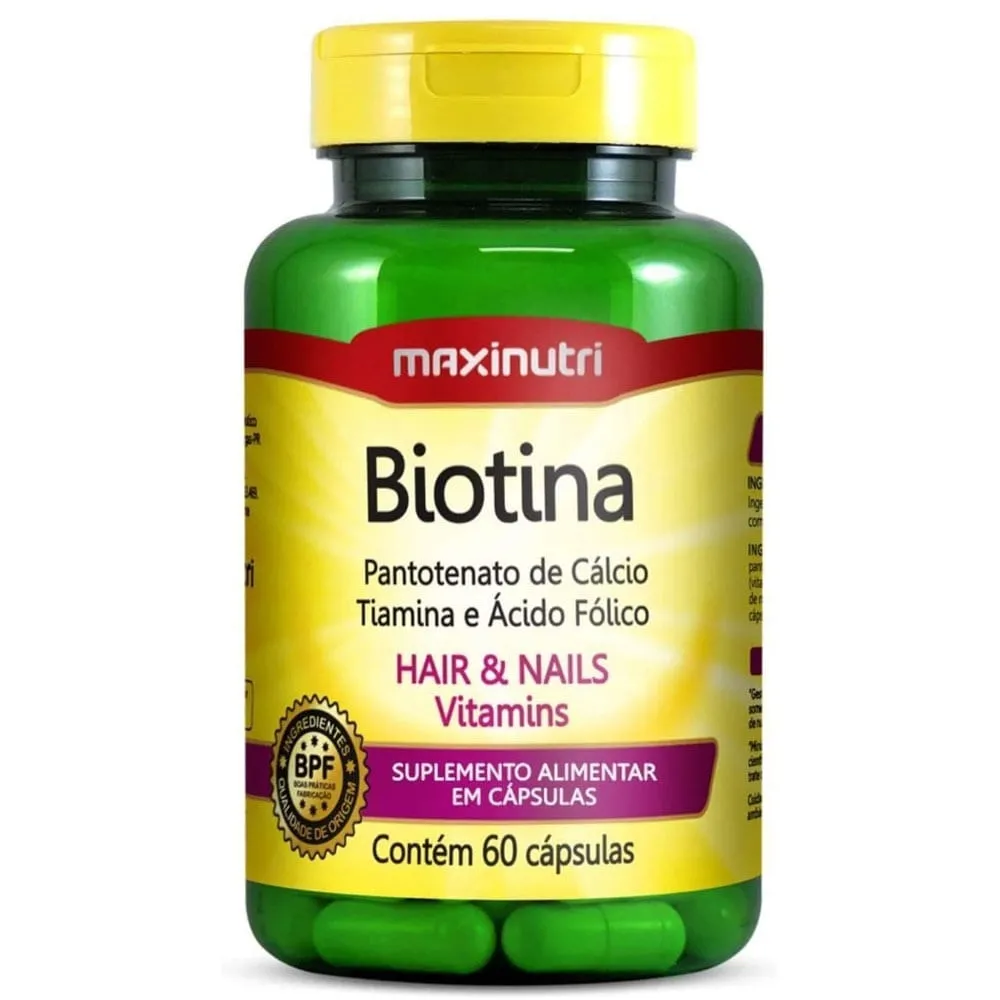 Biotina Maxinutri 60 Cápsulas