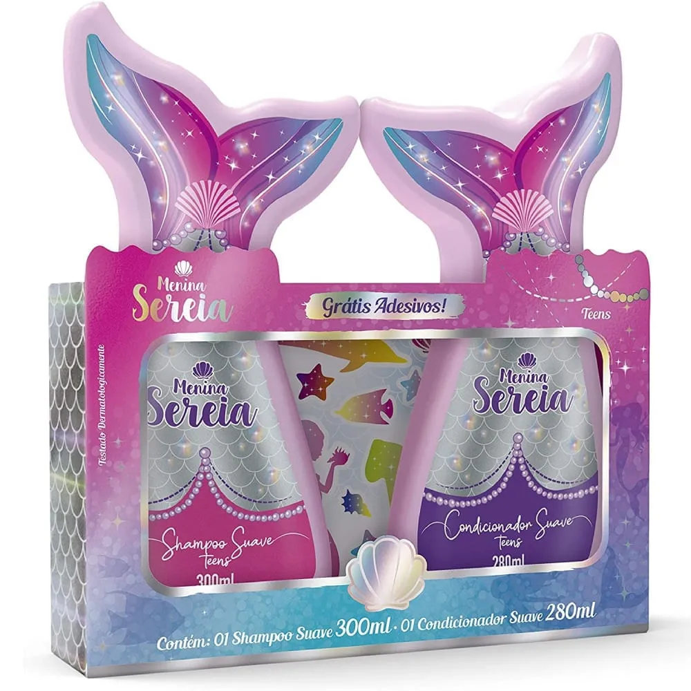 Kit Biotropic Menina Sereia Shampoo 300ml + Condicionador 280ml