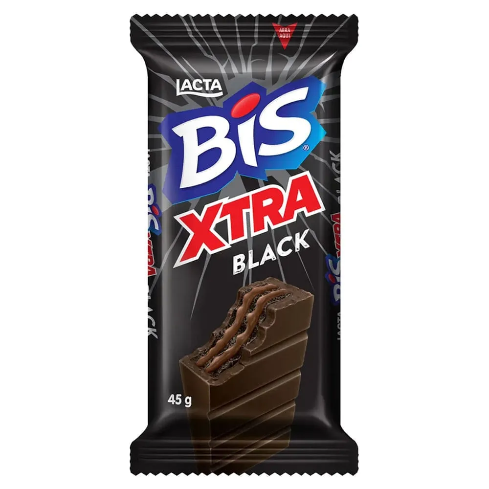 Chocolate Lacta Bis Xtra Black Wafer 45g
