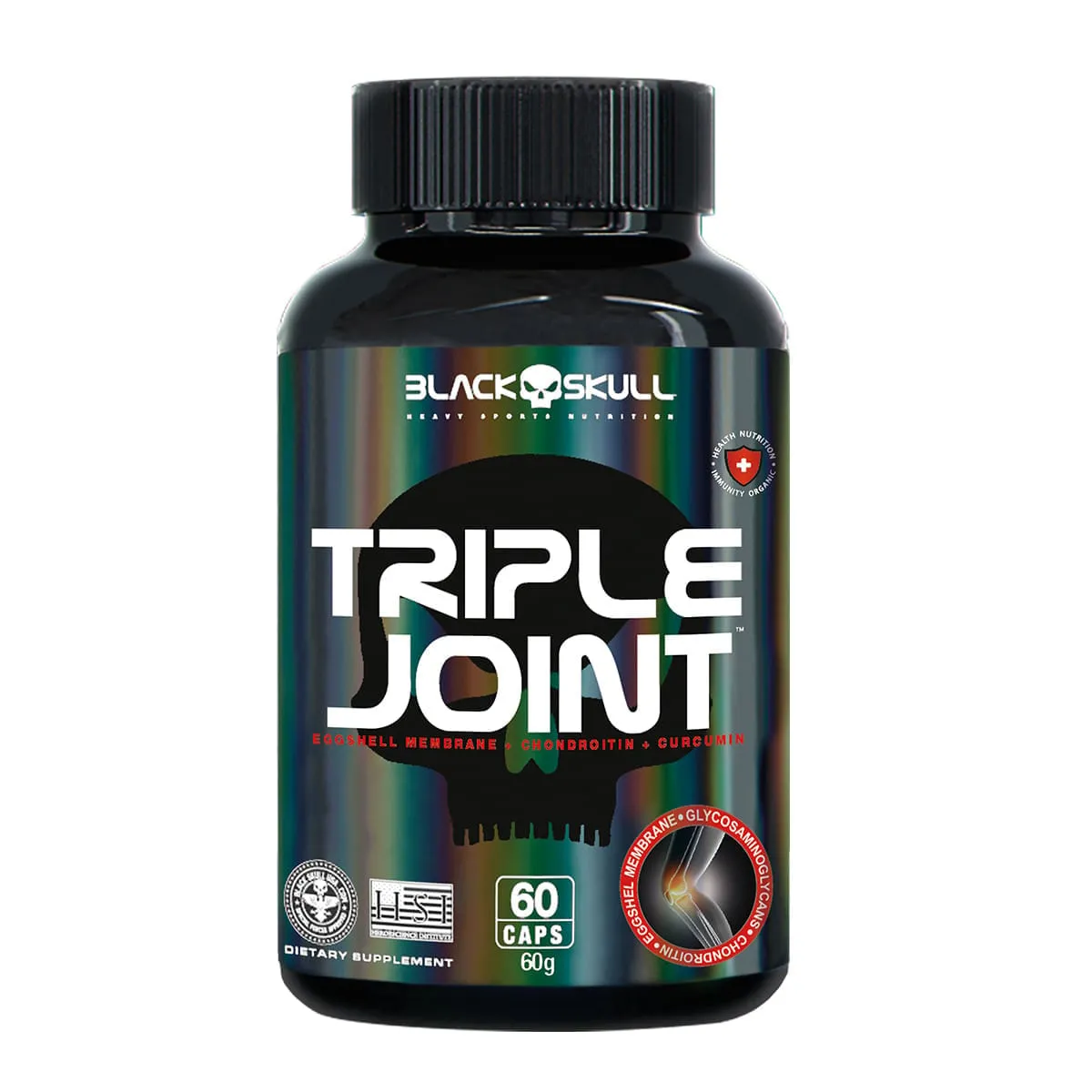Triple Joint Black Skull 60 Cápsulas