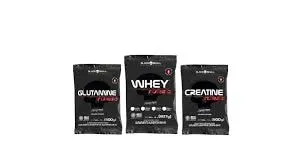 Kit Refil Whey Turbo Baunilha 907g+Glutamina 500g+Creatina 500g