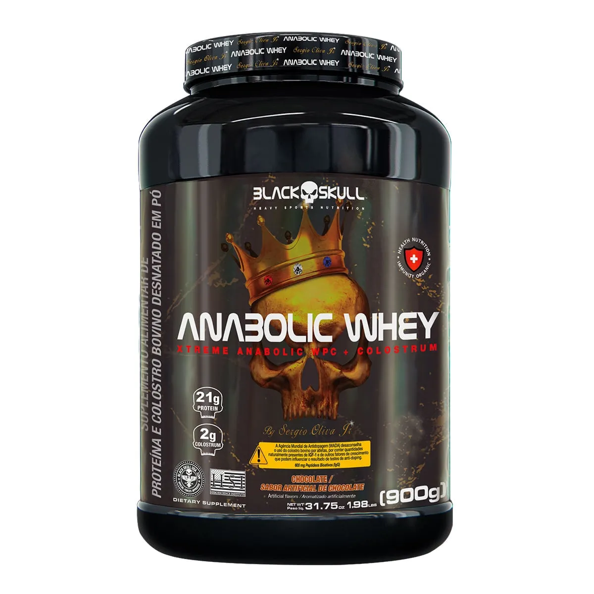 Anabolic Whey Chocolate Black Skull 900g