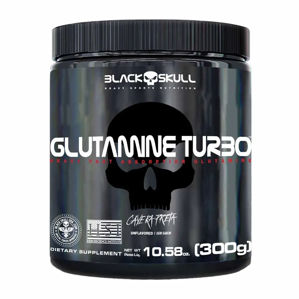 Glutamine Turbo Glutamina Black Skull 300g