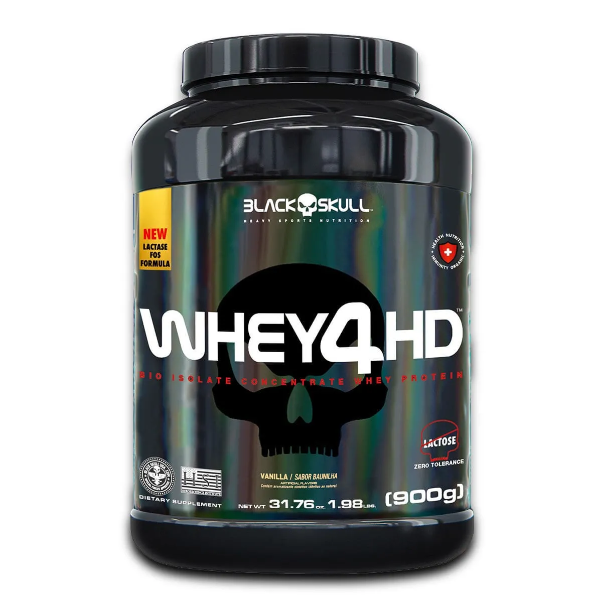 Whey Protein 4HD Isolado e Concentrado Baunilha 900g