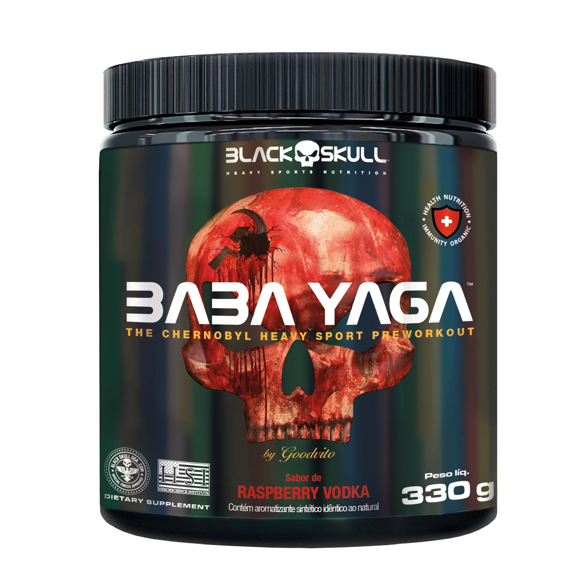 PRÉ-TREINO BABA YAGA 330G - RASPBERRY VODKA