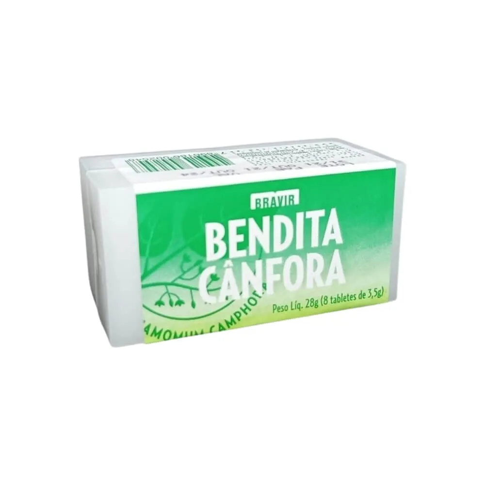 Bendita Cânfora Bravir c/8 Tabletes