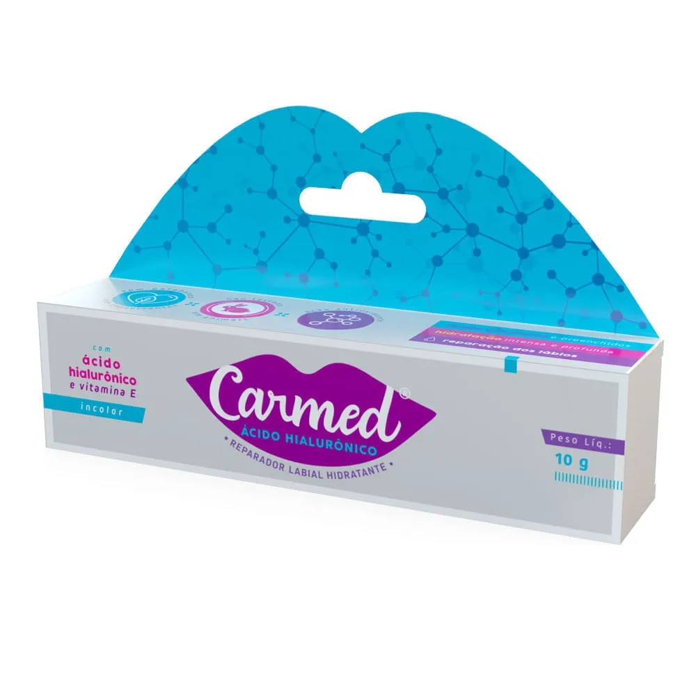Hidratante Labial Carmed Ácido Hialurônico Gel 10g
