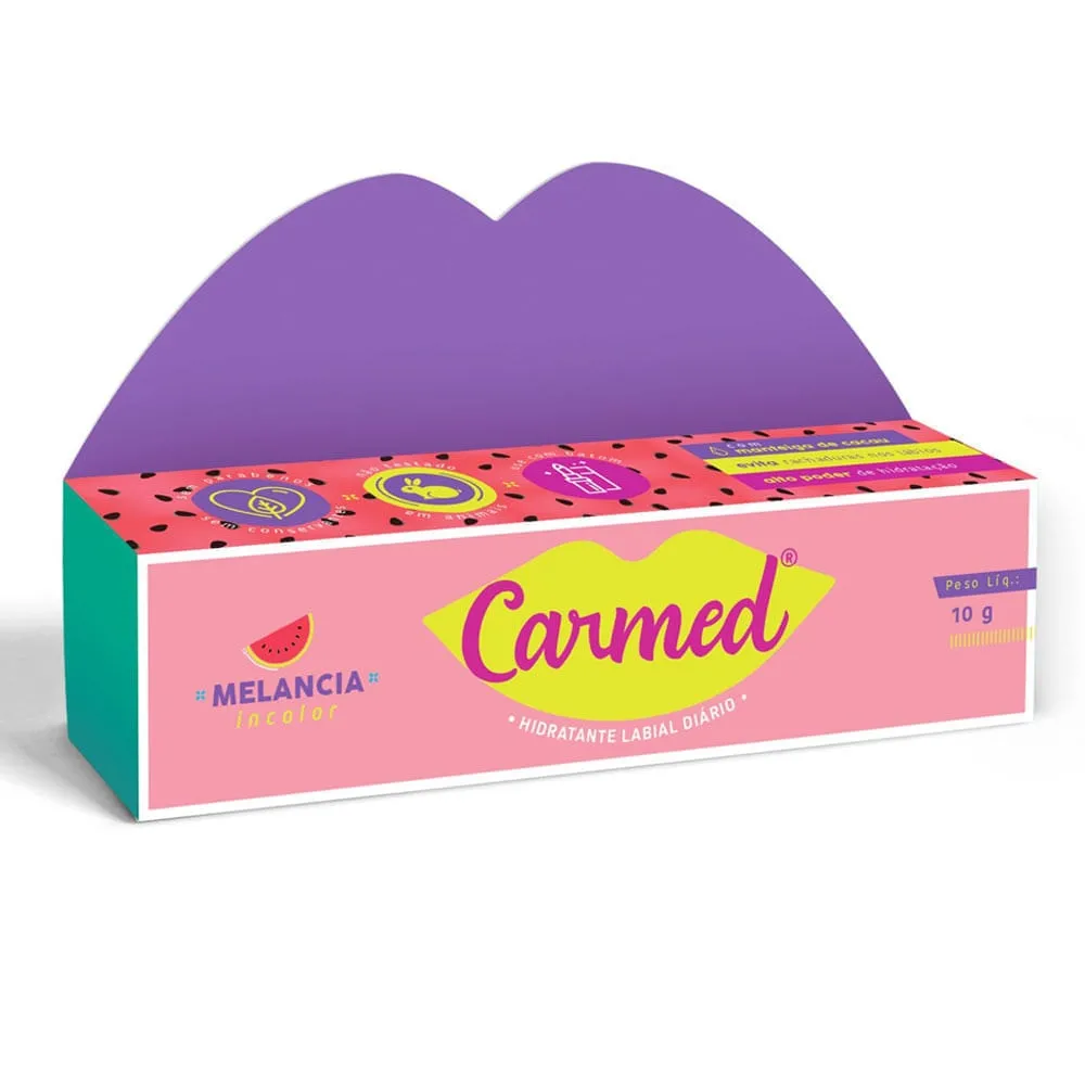 Hidratante Labial Carmed Creme Sabor Melancia 10g