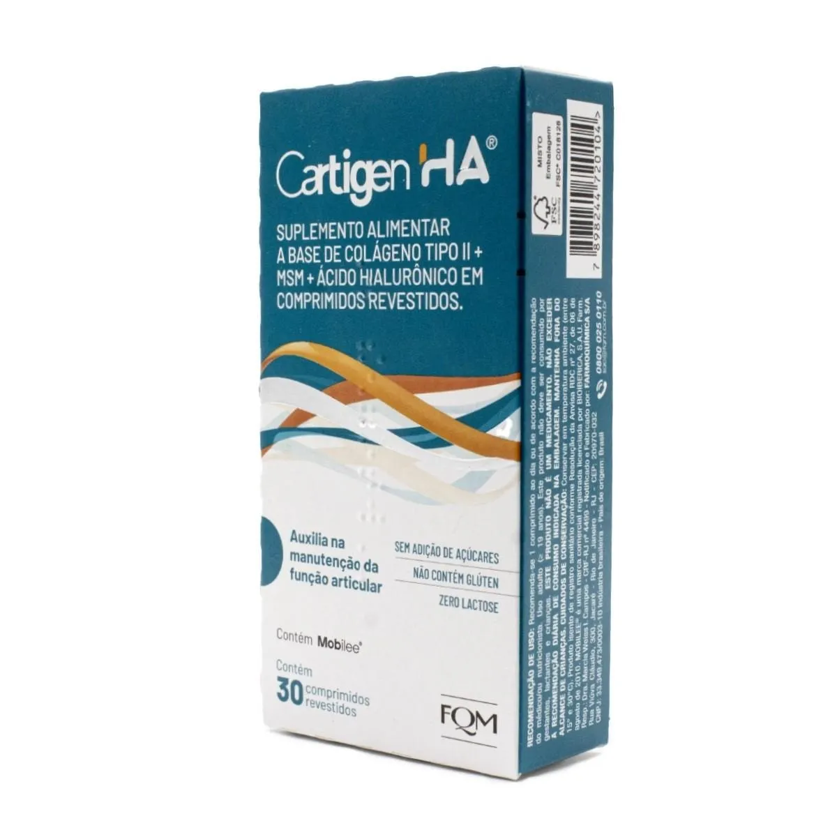 Colágeno Cartigen HA 30 comprimidos revestidos