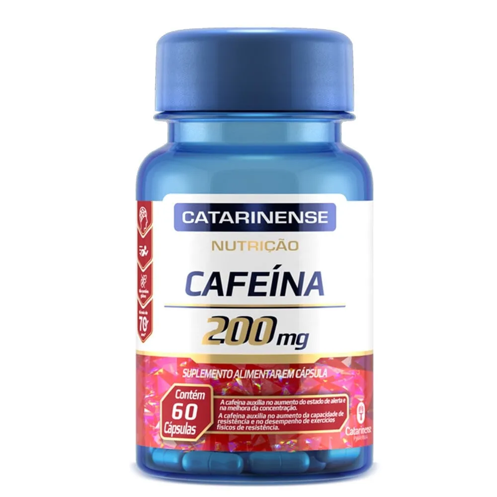 Cafeína Catarinense 200mg 60 Cápsulas