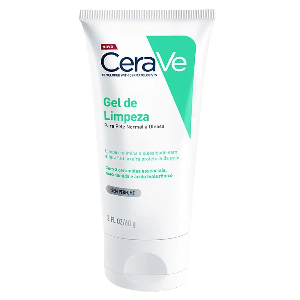 CeraVe Gel de Limpeza Facial Pele Normal a Oleosa 60g