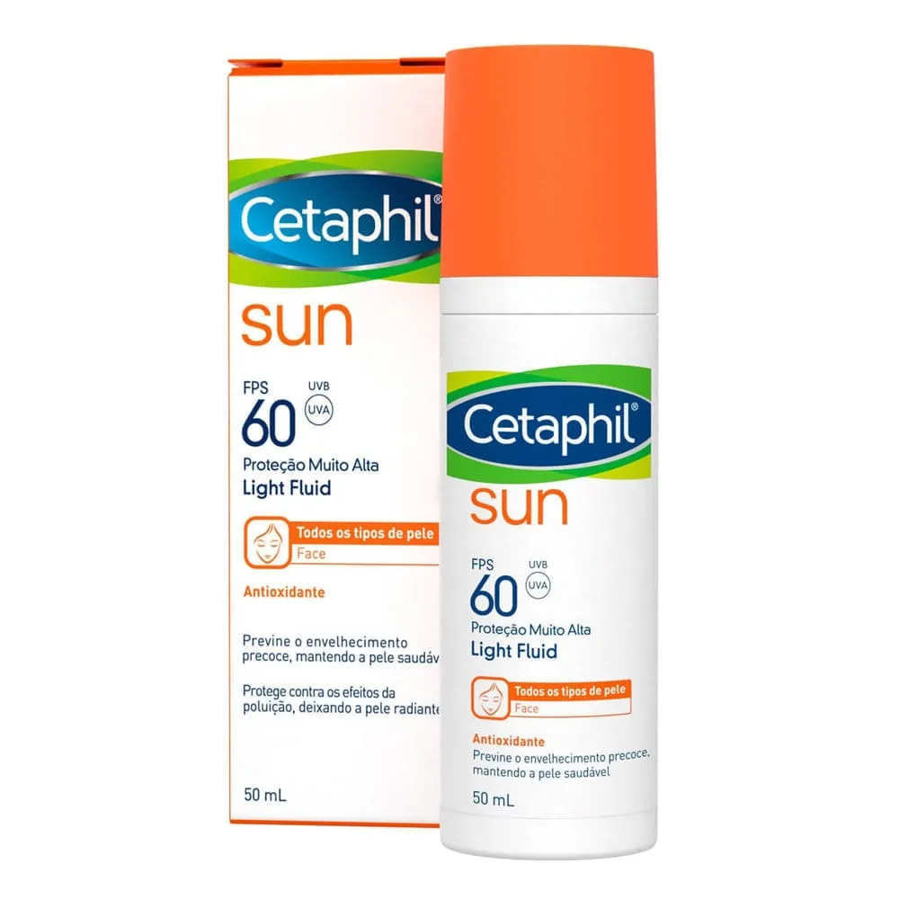 Protetor Solar Cetaphil Sun Light Fluid AOX FPS60 50ml