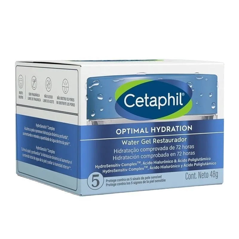 Cetaphil Optimal Hydration Water Gel Restaurador 48g
