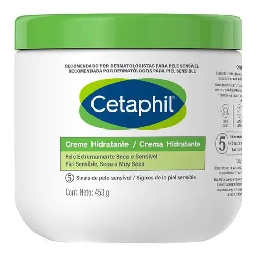Cetaphil Creme Hidratante Corporal Extremamente Seca E Sensível 453G