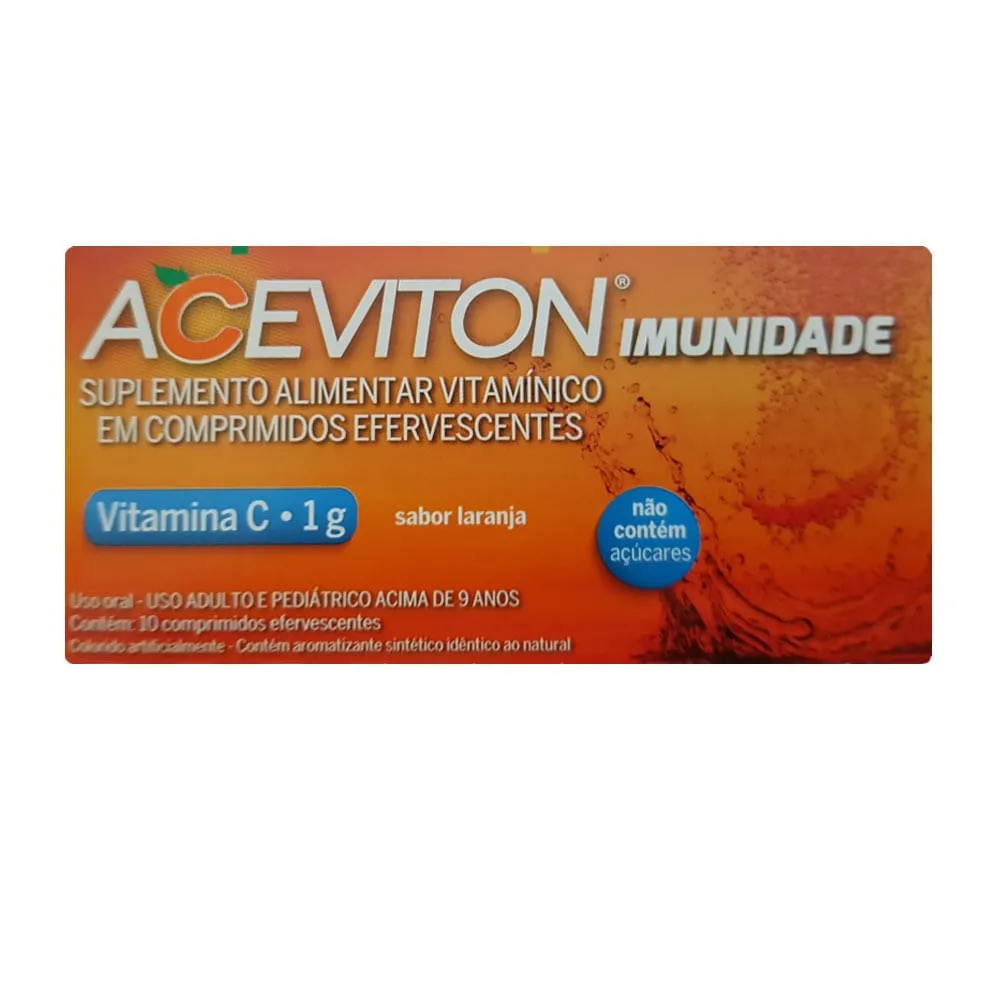 Aceviton Imune Efervescente 1g 10 Comprimidos
