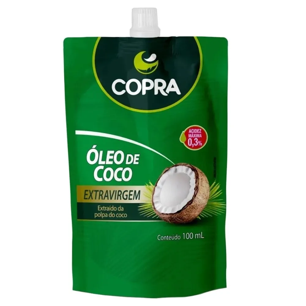 Óleo de Coco Extra Virgem Pouch Copra 100ml
