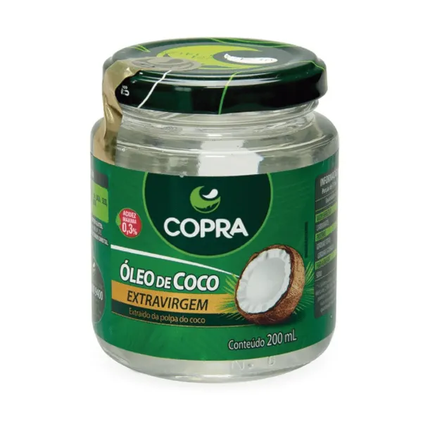 Oleo De Coco Copra Extravirgem 200Ml