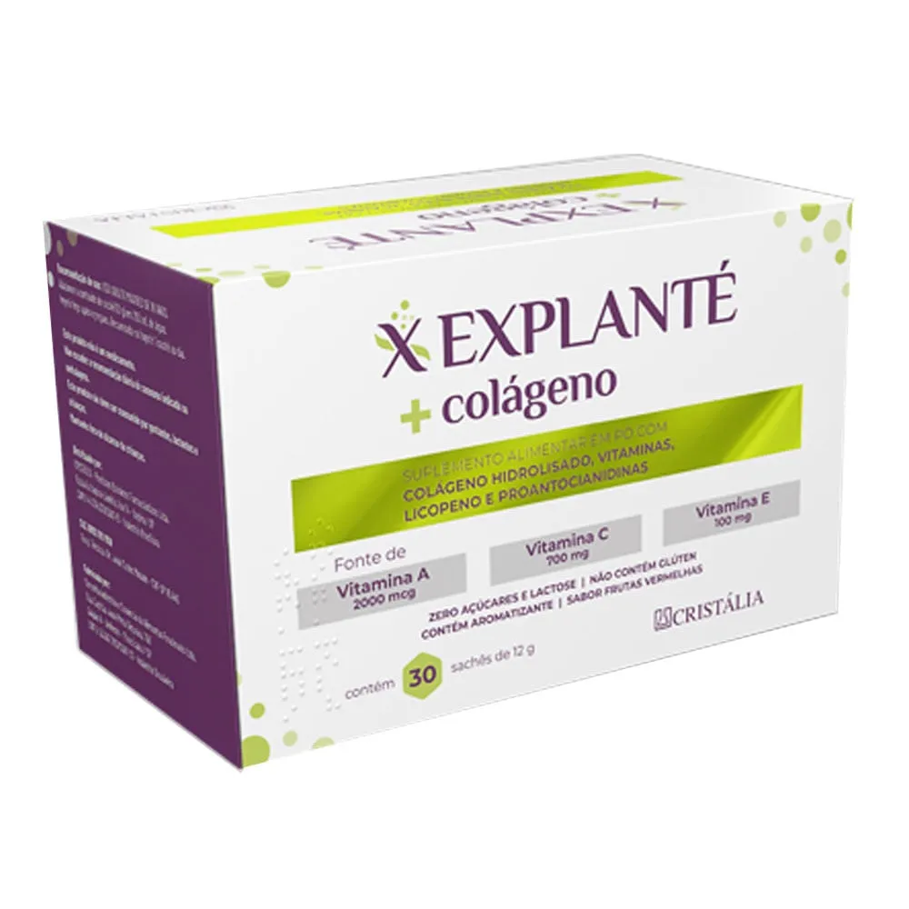 Explanté +Colágeno 30 sachês de 12g