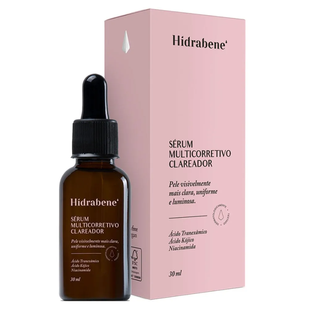 Hidrabene Sérum Multicorretivo Clareador Facial 30ml