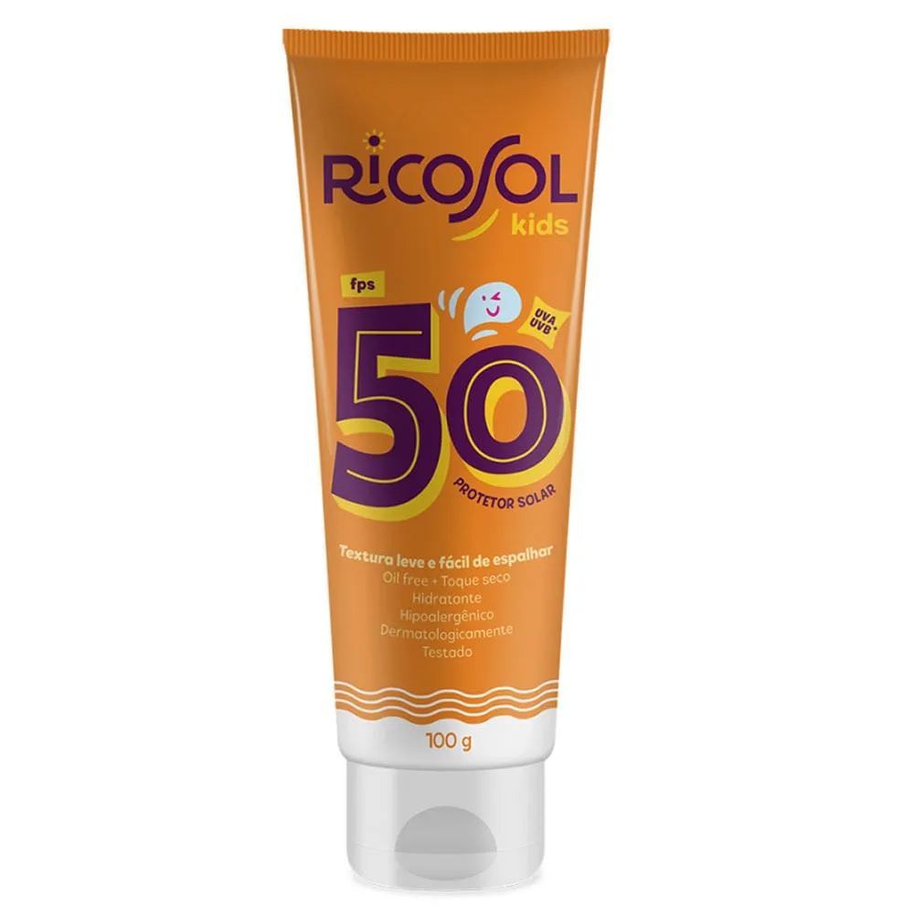 Protetor Solar Ricosol Kids Loção FPS50 100g