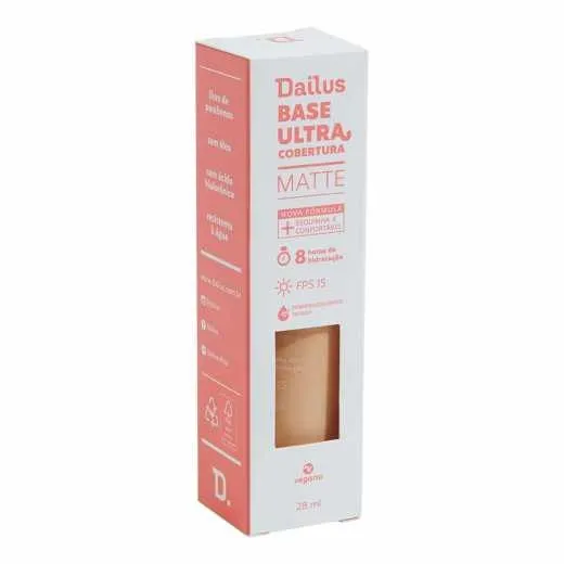 Base Dailus Ultra Cobertura D3 Claro
