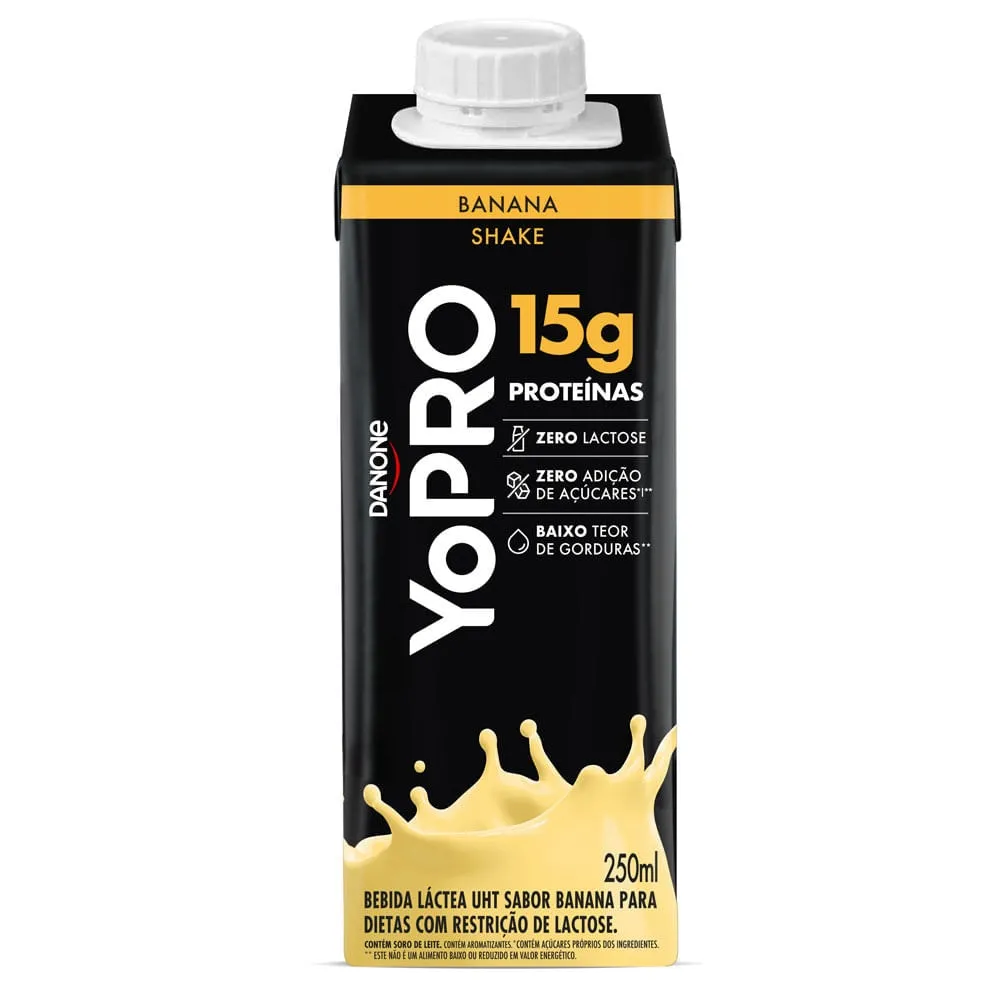 YoPRO Bebida Láctea Danone High Protein Banana 250ml