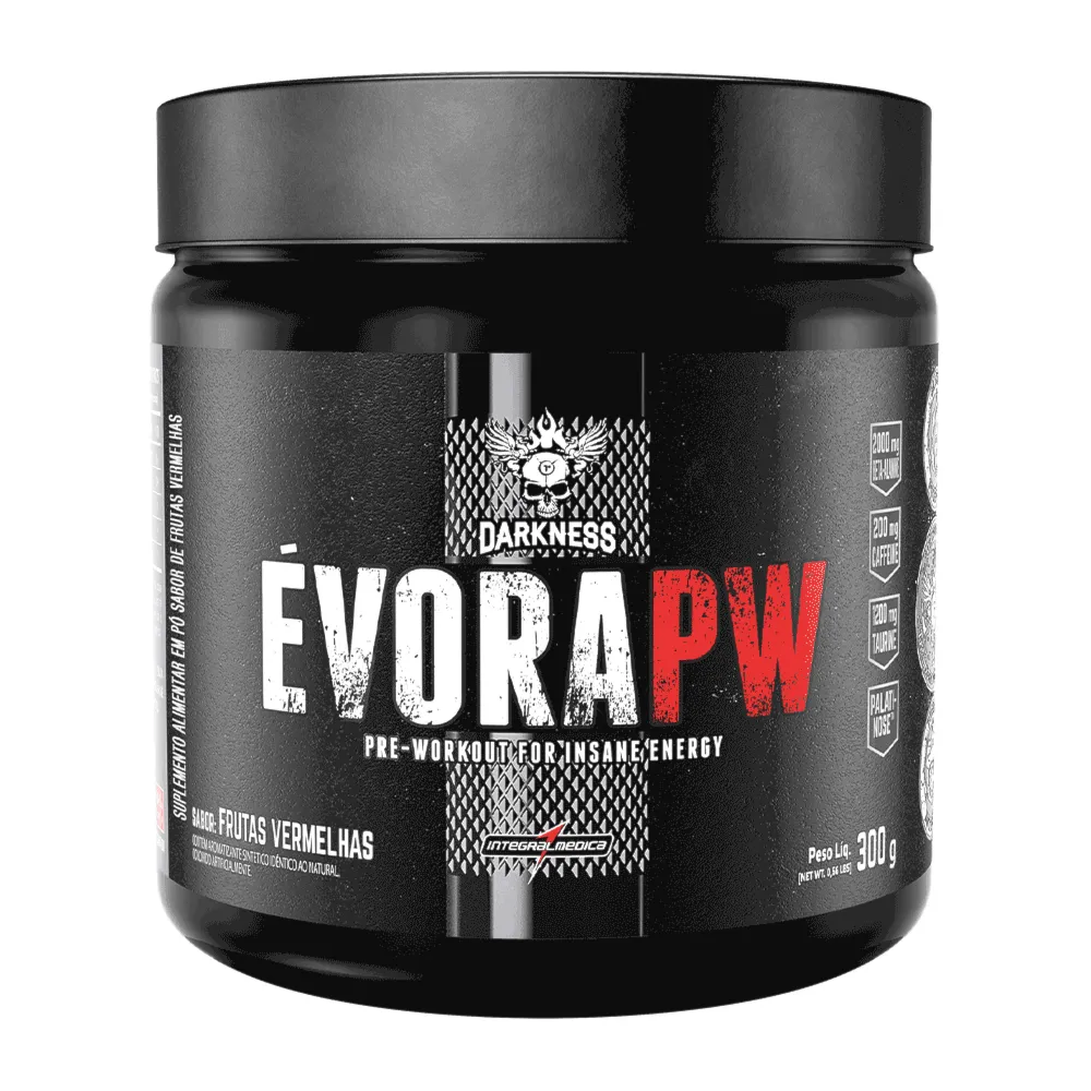 Évora Pw Sabor Frutas Vermelhas Darkness 300g
