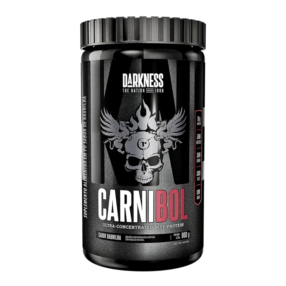 Carnibol Sabor Baunilha Darkness 900g