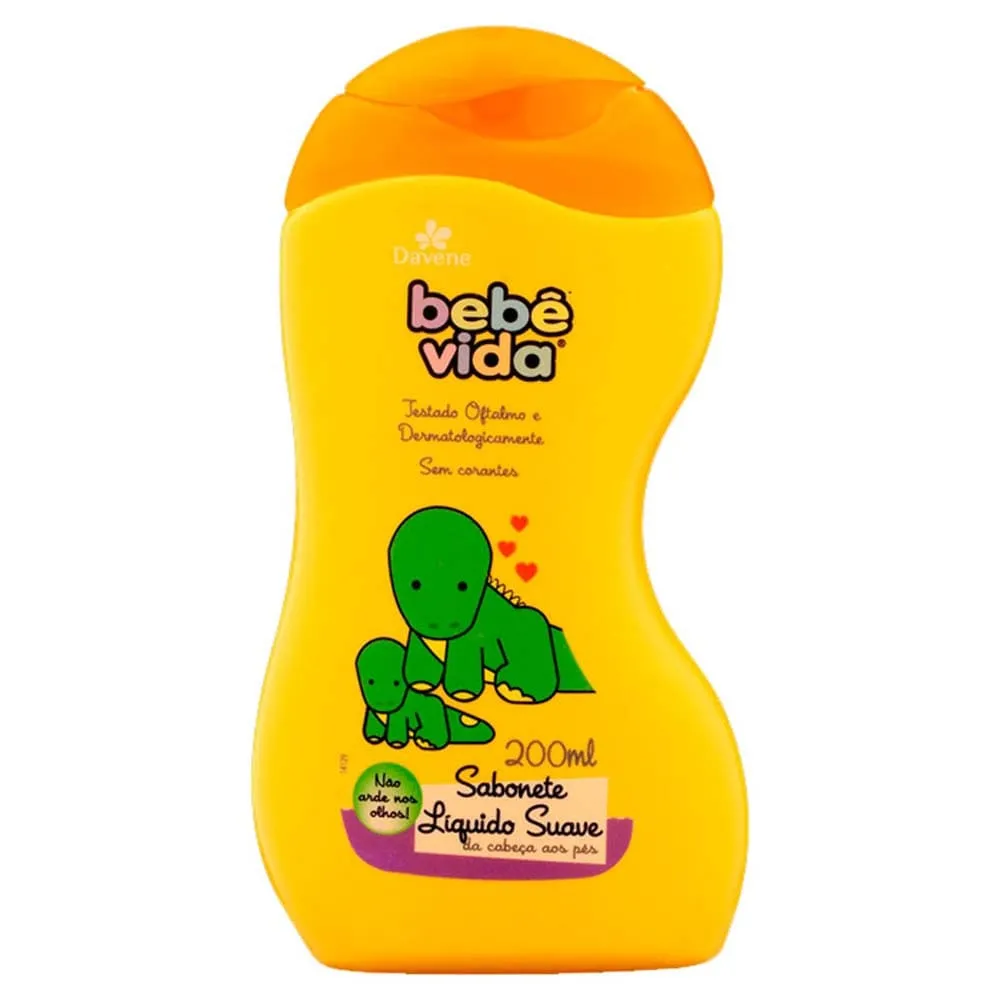 Sabonete Liquido Infantil Bebe Vida 200ml