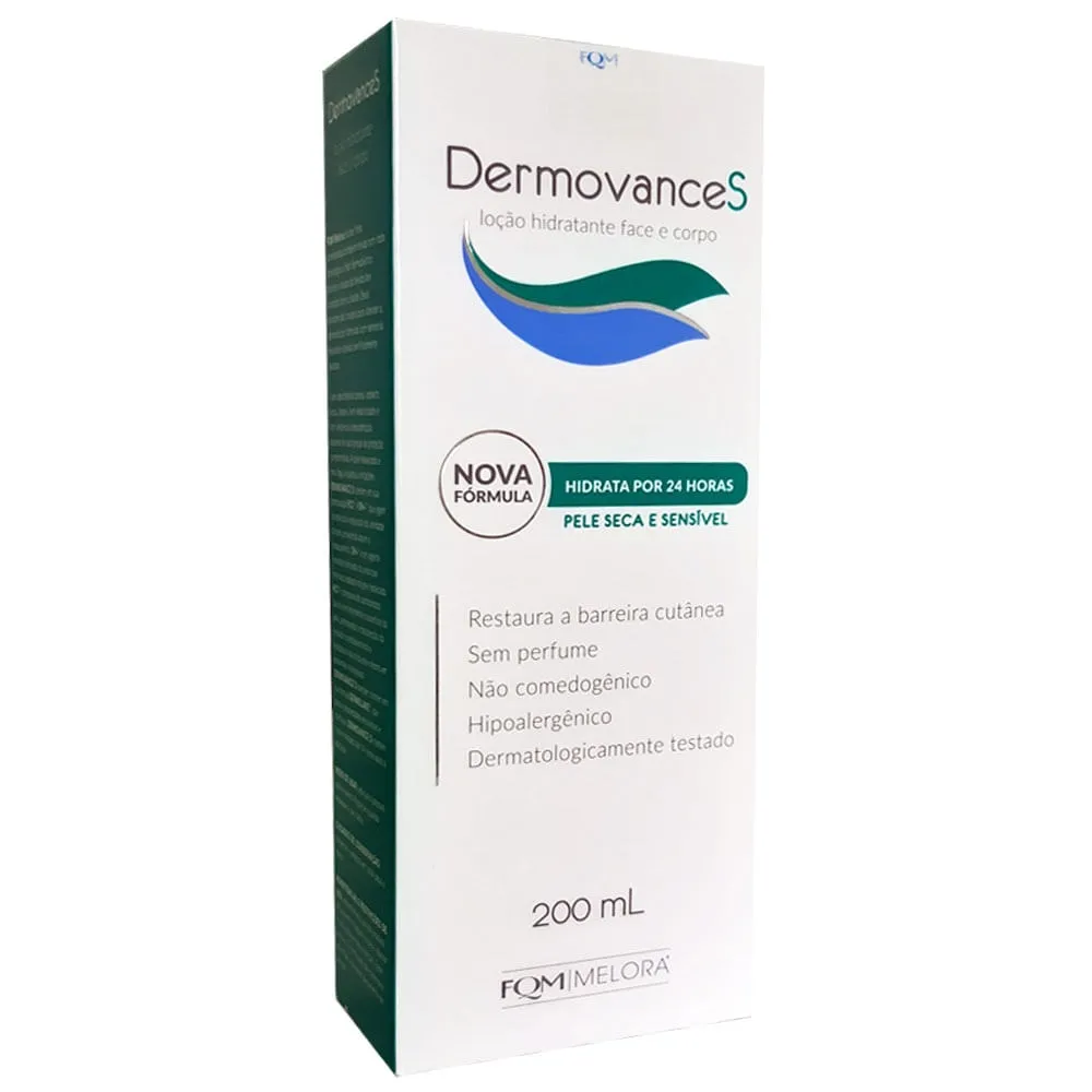 Hidratante Dermovance S Loção Pele Seca/Sensível Melora 200ml