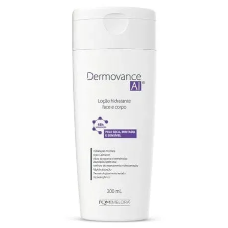 Loção hidratante corporal Dermovance AL 200ml