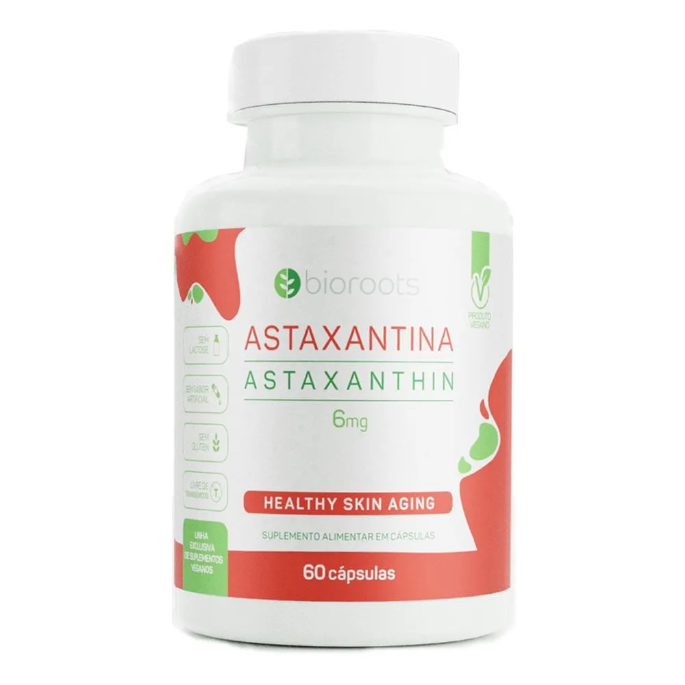 Astaxantina Bioroots 6mg 60 Cápsulas