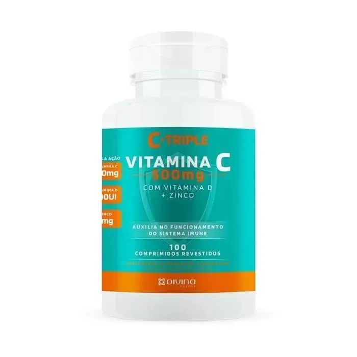 C-Triple 500mg 100 Comprimidos Revestidos