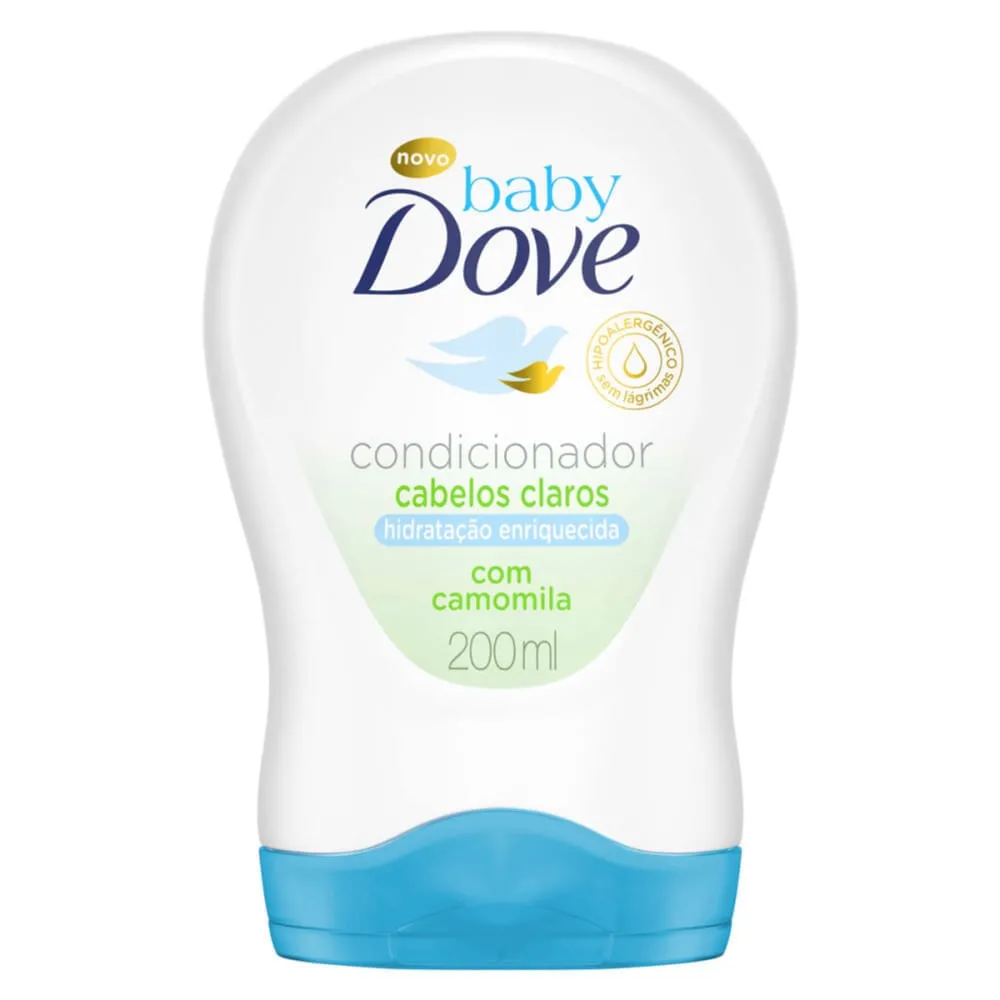 Condicionador Dove Baby Hid Enriquecida Cabelos Claros 200mL