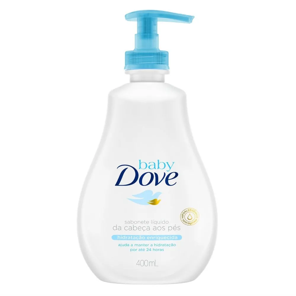 Sabonete Líquido Dove Baby Hidr Enriq Cabeça Aos Pés 400mL