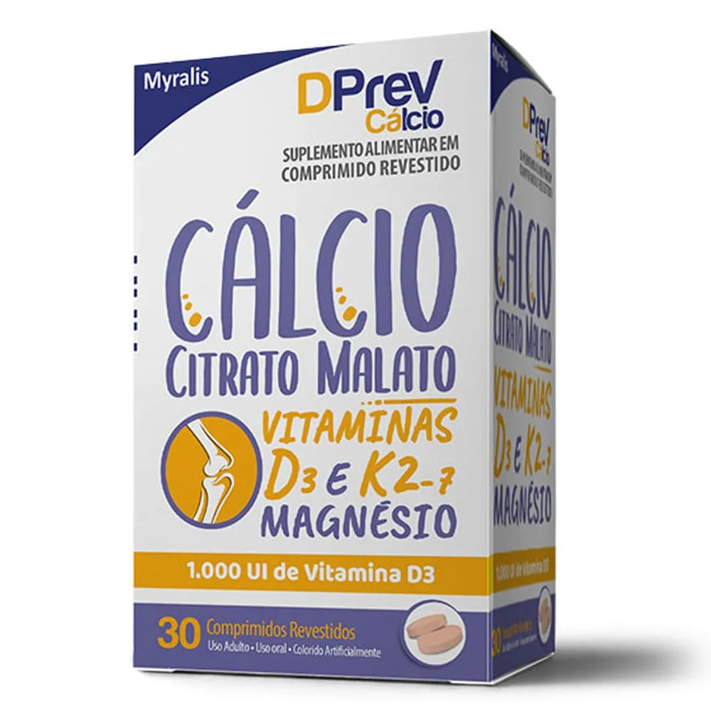 Cálcio DPrev 1000UI 30 Comprimidos